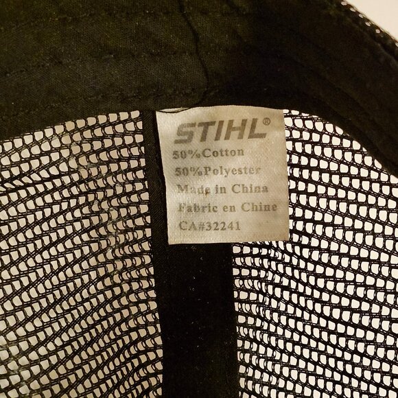 STIHL Canada Men's Hat Velcro Back Closure Garden Tools Chainsaw Manufacturer - Picture 3 of 6